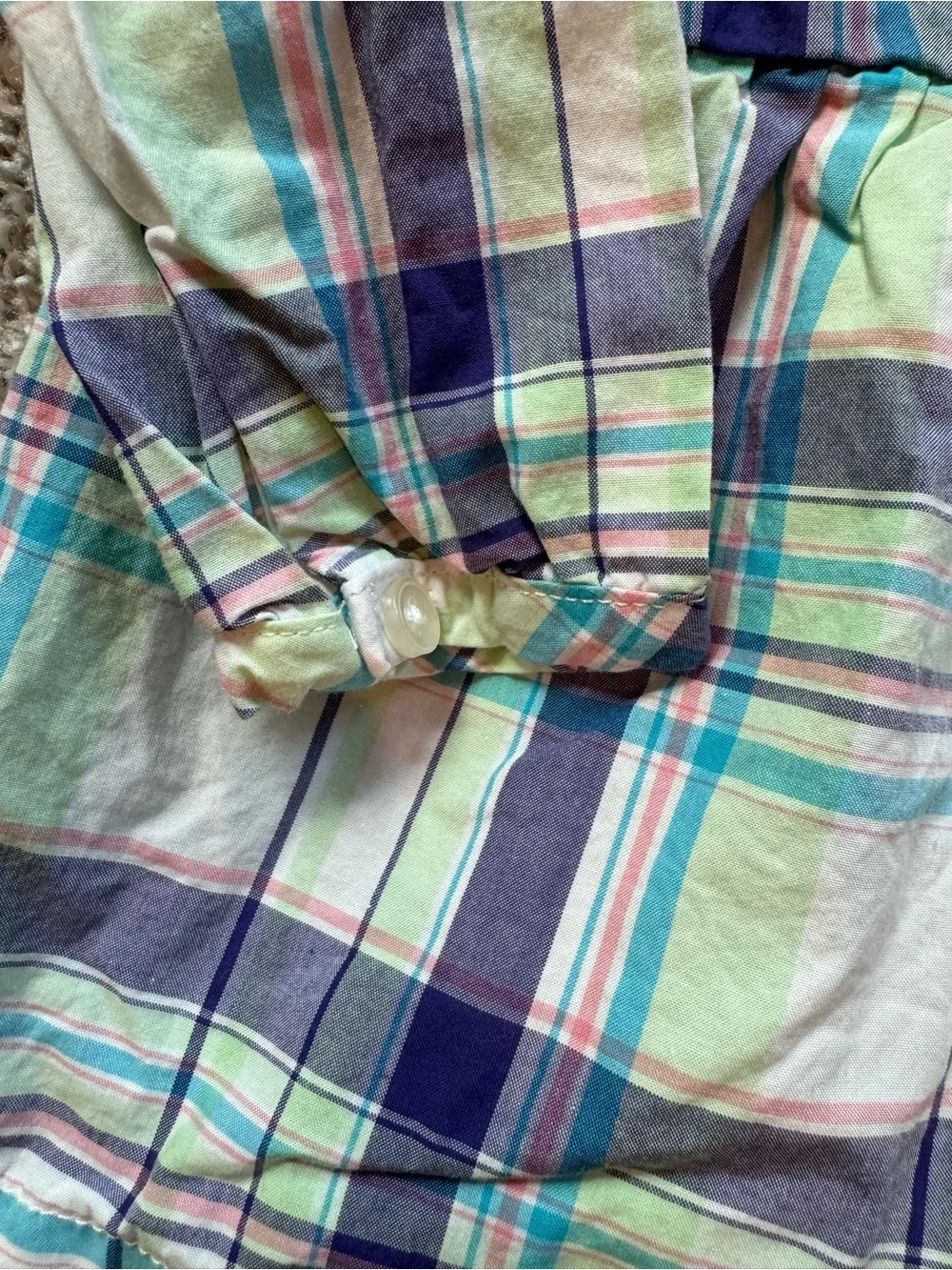 Carter’s Baby Girl Top Bundle 12 Months Plaid Polka Dot Pink Long Sleeve Shirts